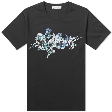 givenchy floral logo tee|givenchy shark tee.